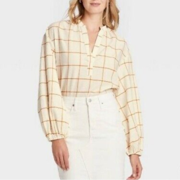 NWT A New Day Cream Blouse - Size XXL - Picture 2 of 13